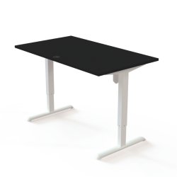 ConSet H�ve S�nkebord 140x80 - 501-33 - Sort bordplade - hvidt stel