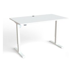 ConSet Hve Snkebord 140x80 - 501-33 - hvid bordplade - hvidt stel