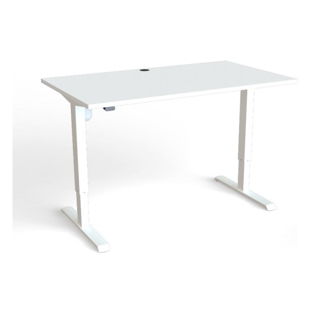 ConSet Hve Snkebord 140x80 - 501-33 - hvid bordplade - hvidt stel