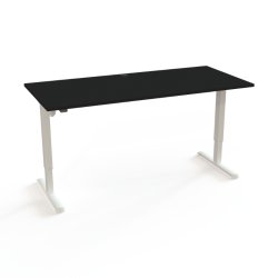 ConSet H�ve S�nkebord 180x80 - 501-33 - Sort bordplade - hvidt stel