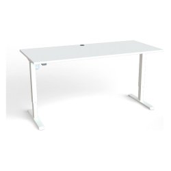 ConSet Hve Snkebord 180x80 - 501-33 - hvid bordplade - hvidt stel