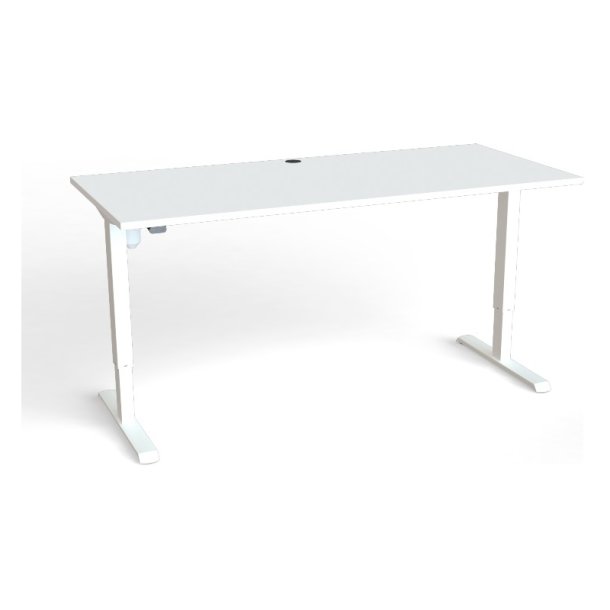 ConSet Hve Snkebord 180x80 - 501-33 - hvid bordplade - hvidt stel