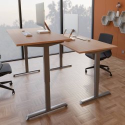 ConSet Hve Snkebord 80x80 - 501-33 - Bg bordplade - grt stel