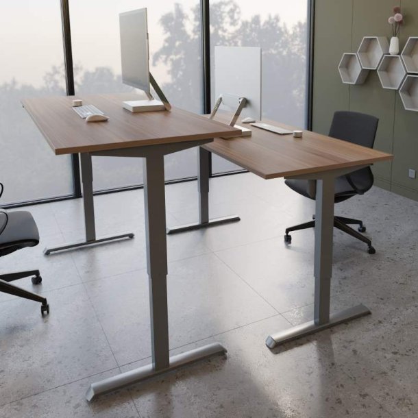 ConSet Hve Snkebord 160x80 - 501-33 - Nd bordplade - grt stel