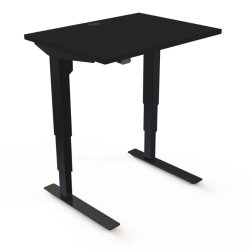 ConSet H�ve S�nkebord 80x60 - 501-37 - Sort bordplade - sort stel