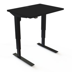 ConSet H�ve S�nkebord 80x60 - 501-37 - Sort bordplade - sort stel