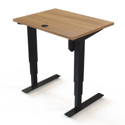 ConSet H�ve S�nkebord 80x60 - 501-37 - Valn�d bordplade - sort stel