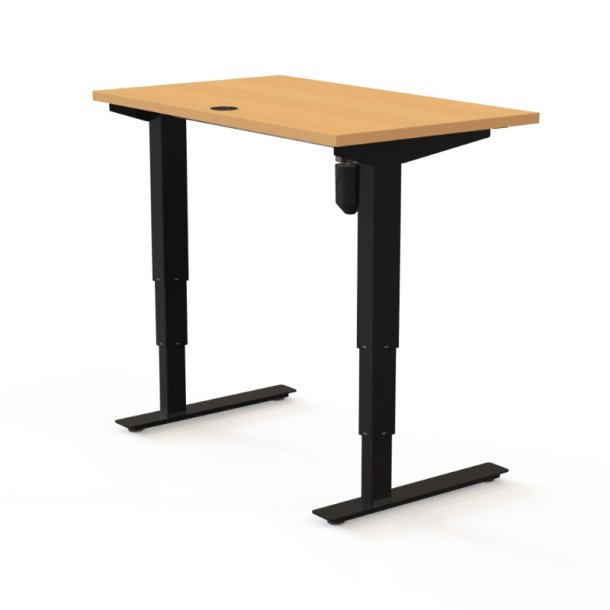 ConSet H�ve S�nkebord 100x60 - 501-37 - B�g bordplade - sort stel