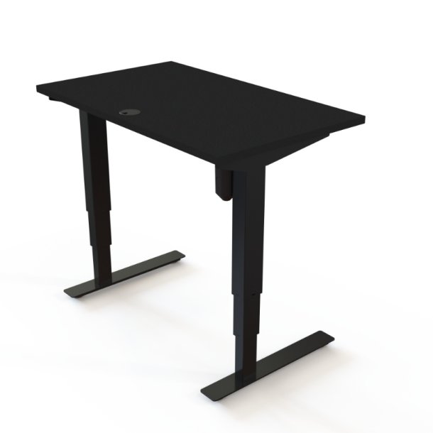 ConSet H�ve S�nkebord 100x60 - 501-37 - Sort bordplade - sort stel