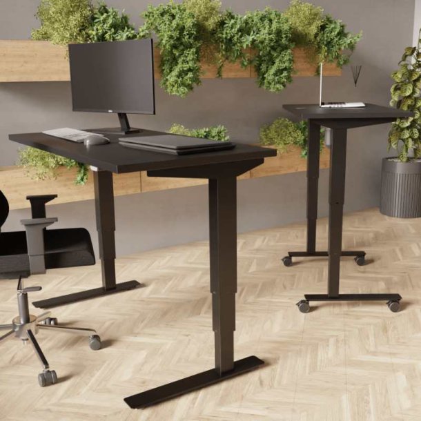 ConSet H�ve S�nkebord 100x60 - 501-37 - Sort bordplade - sort stel