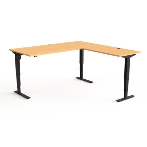 ConSet H�ve S�nkebord 180x180 - 501-37 - B�g bordplade - sort stel