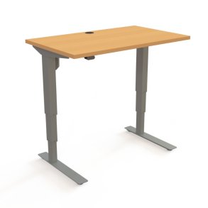 ConSet H�ve S�nkebord 100x60 - 501-37 - B�g bordplade - s�lv stel