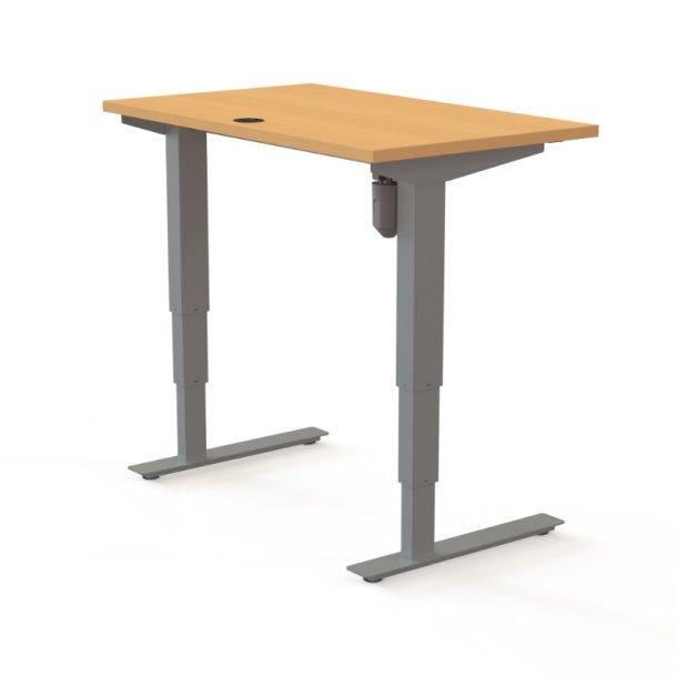 ConSet H�ve S�nkebord 100x60 - 501-37 - B�g bordplade - s�lv stel