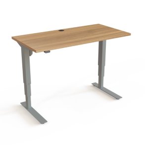 ConSet H�ve S�nkebord 120x60 - 501-37 - Valn�d bordplade - s�lv stel