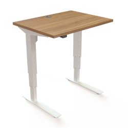ConSet H�ve S�nkebord 80x60 - 501-37 - Valn�d bordplade - hvid stel