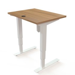 ConSet H�ve S�nkebord 80x60 - 501-37 - Valn�d bordplade - hvid stel