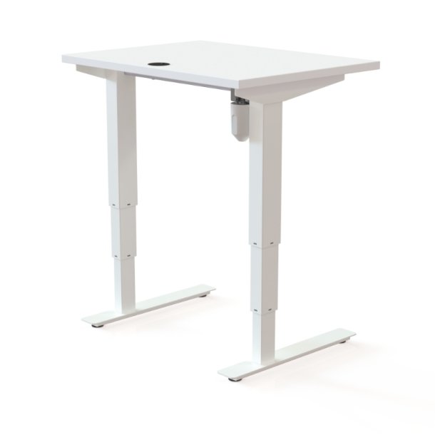 ConSet H�ve S�nkebord 80x60 - 501-37 - Hvid bordplade - hvid stel