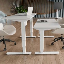ConSet H�ve S�nkebord 80x60 - 501-37 - Hvid bordplade - hvid stel