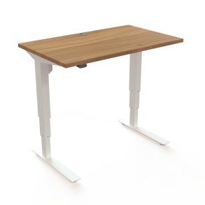 ConSet H�ve S�nkebord 100x60 - 501-37 - Valn�d bordplade - hvid stel