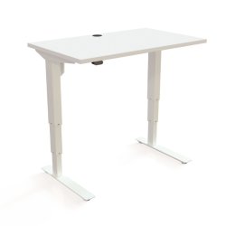ConSet H�ve S�nkebord 100x60 - 501-37 - Hvid bordplade - hvid stel