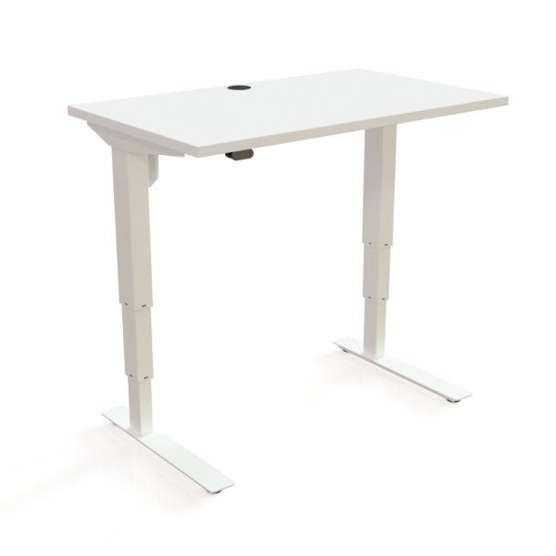 ConSet H�ve S�nkebord 100x60 - 501-37 - Hvid bordplade - hvid stel