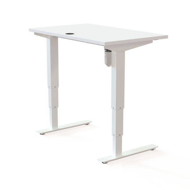 ConSet H�ve S�nkebord 100x60 - 501-37 - Hvid bordplade - hvid stel
