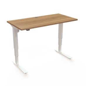 ConSet H�ve S�nkebord 120x60 - 501-37 - Valn�d bordplade - hvid stel