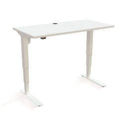 ConSet H�ve S�nkebord 120x60 - 501-37 - Hvid bordplade - hvid stel