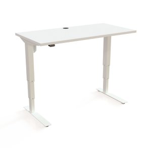 ConSet H�ve S�nkebord 120x60 - 501-37 - Hvid bordplade - hvid stel