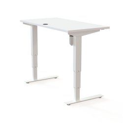 ConSet H�ve S�nkebord 120x60 - 501-37 - Hvid bordplade - hvid stel