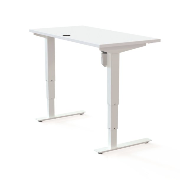 ConSet H�ve S�nkebord 120x60 - 501-37 - Hvid bordplade - hvid stel