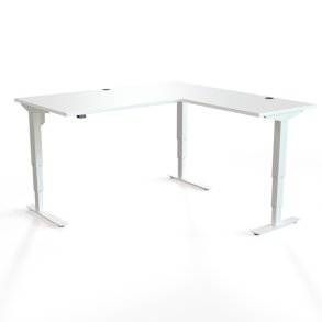 ConSet H�ve S�nkebord 160x160 - 501-37 - Hvid bordplade - hvid stel