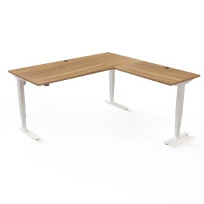 ConSet H�ve S�nkebord 180x180 - 501-37 - Valn�d bordplade - hvid stel
