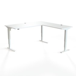 ConSet H�ve S�nkebord 180x180 - 501-37 - Hvid bordplade - hvid stel