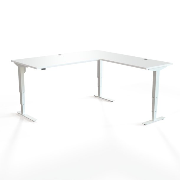 ConSet H�ve S�nkebord 180x180 - 501-37 - Hvid bordplade - hvid stel
