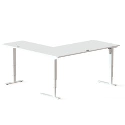 ConSet H�ve S�nkebord 180x180 - 501-37 - Hvid bordplade - hvid stel