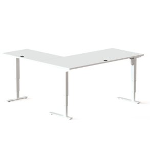 ConSet H�ve S�nkebord 180x180 - 501-37 - Hvid bordplade - hvid stel