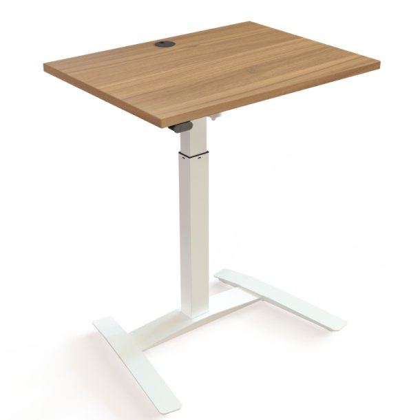 ConSet H�ve S�nkebord 80x60 - 501-9 - Valn�d bordplade - hvidt stel
