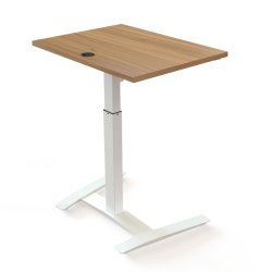 ConSet H�ve S�nkebord 80x60 - 501-9 - Valn�d bordplade - hvidt stel