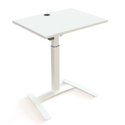 ConSet H�ve S�nkebord 80x60 - 501-9 - Hvid bordplade - hvidt stel