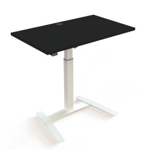 ConSet H�ve S�nkebord 100x60 - 501-9 - Sort bordplade - hvidt stel