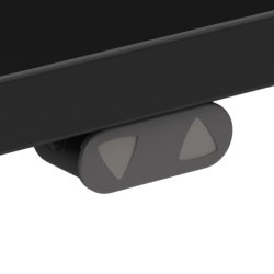 ConSet H�ve S�nkebord 100x60 - 501-9 - Sort bordplade - hvidt stel