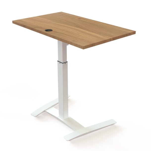 ConSet H�ve S�nkebord 100x60 - 501-9 - Valn�d bordplade - hvidt stel