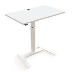 ConSet H�ve S�nkebord 100x60 - 501-9 - Hvid bordplade - hvidt stel