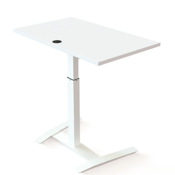 ConSet H�ve S�nkebord 100x60 - 501-9 - Hvid bordplade - hvidt stel
