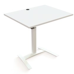 ConSet H�ve S�nkebord 100x80 - 501-9 - Hvid bordplade - hvidt stel