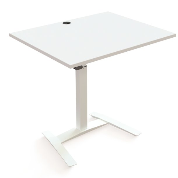 ConSet H�ve S�nkebord 100x80 - 501-9 - Hvid bordplade - hvidt stel