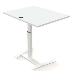 ConSet H�ve S�nkebord 100x80 - 501-9 - Hvid bordplade - hvidt stel