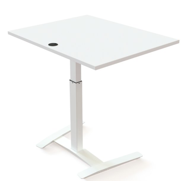 ConSet H�ve S�nkebord 100x80 - 501-9 - Hvid bordplade - hvidt stel
