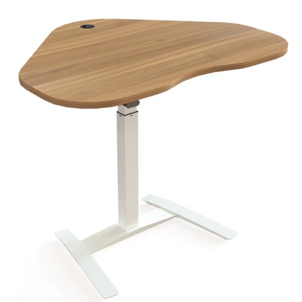 ConSet H�ve S�nkebord 117x90 - 501-9 - Valn�d bordplade - hvidt stel
